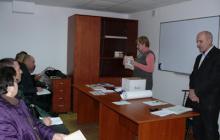 В Територіальному управлінні проведено інформаційно-консультативний семінар,  щодо організації та безпечного проведення робіт з застосуванням вантажопідіймальних кранів.