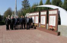 Відбулася церемонія покладання квітів до меморіалу загиблих на виробництві.