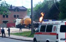 Аварія на автозаправці у Вінниці, є постраждалі