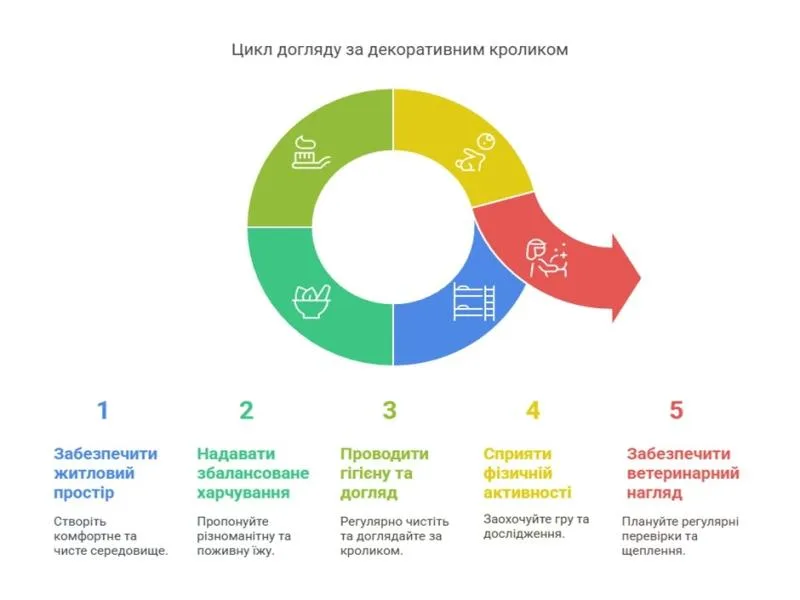 Як правильно доглядати за декоративним кроликом