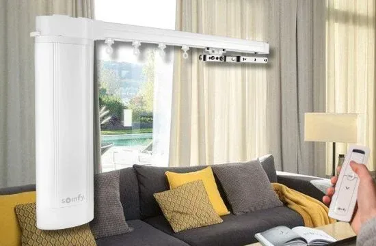 Електричний карниз для штор Somfy