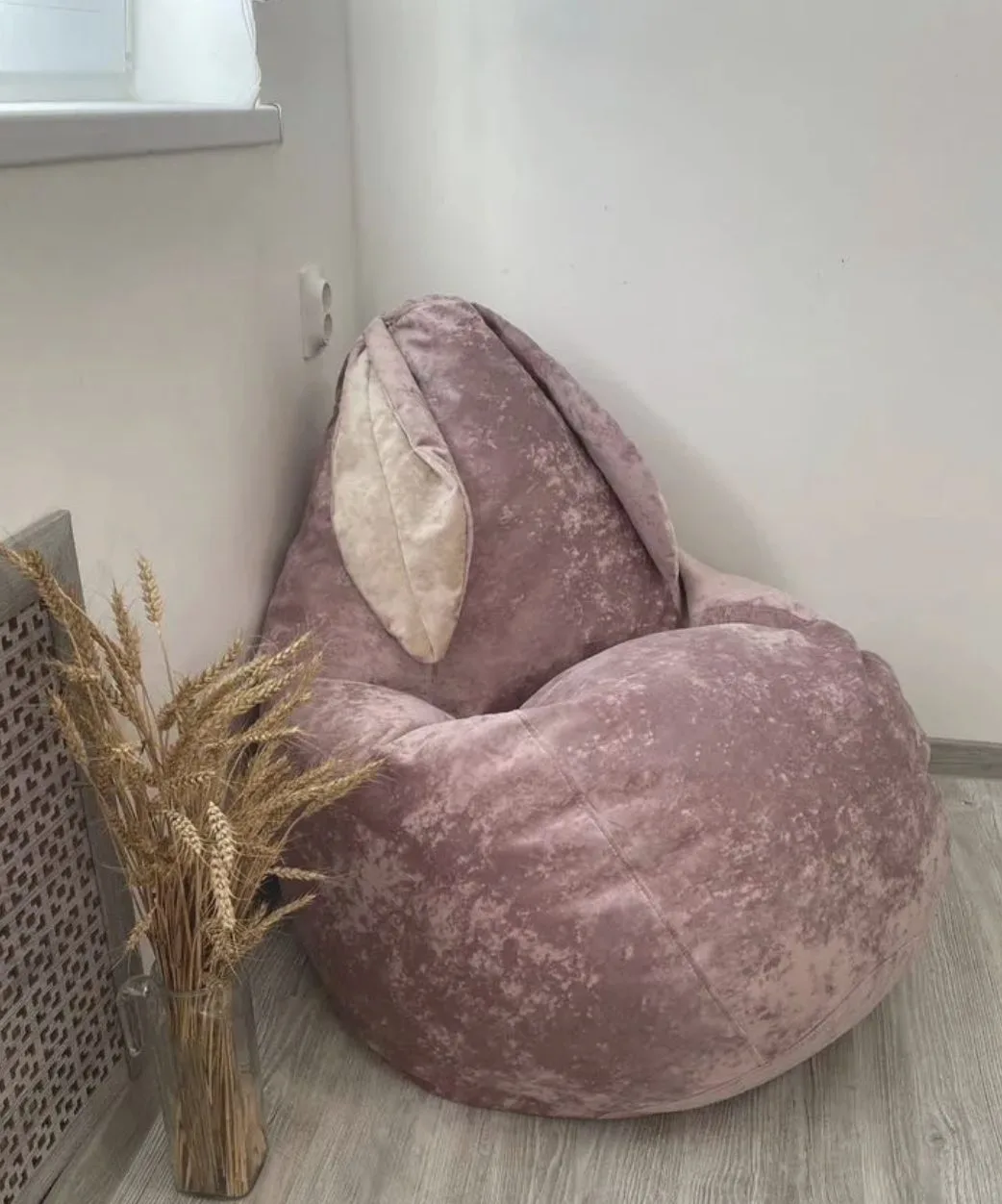 Кресло мешок груша из ткани велюр от Art-Puf